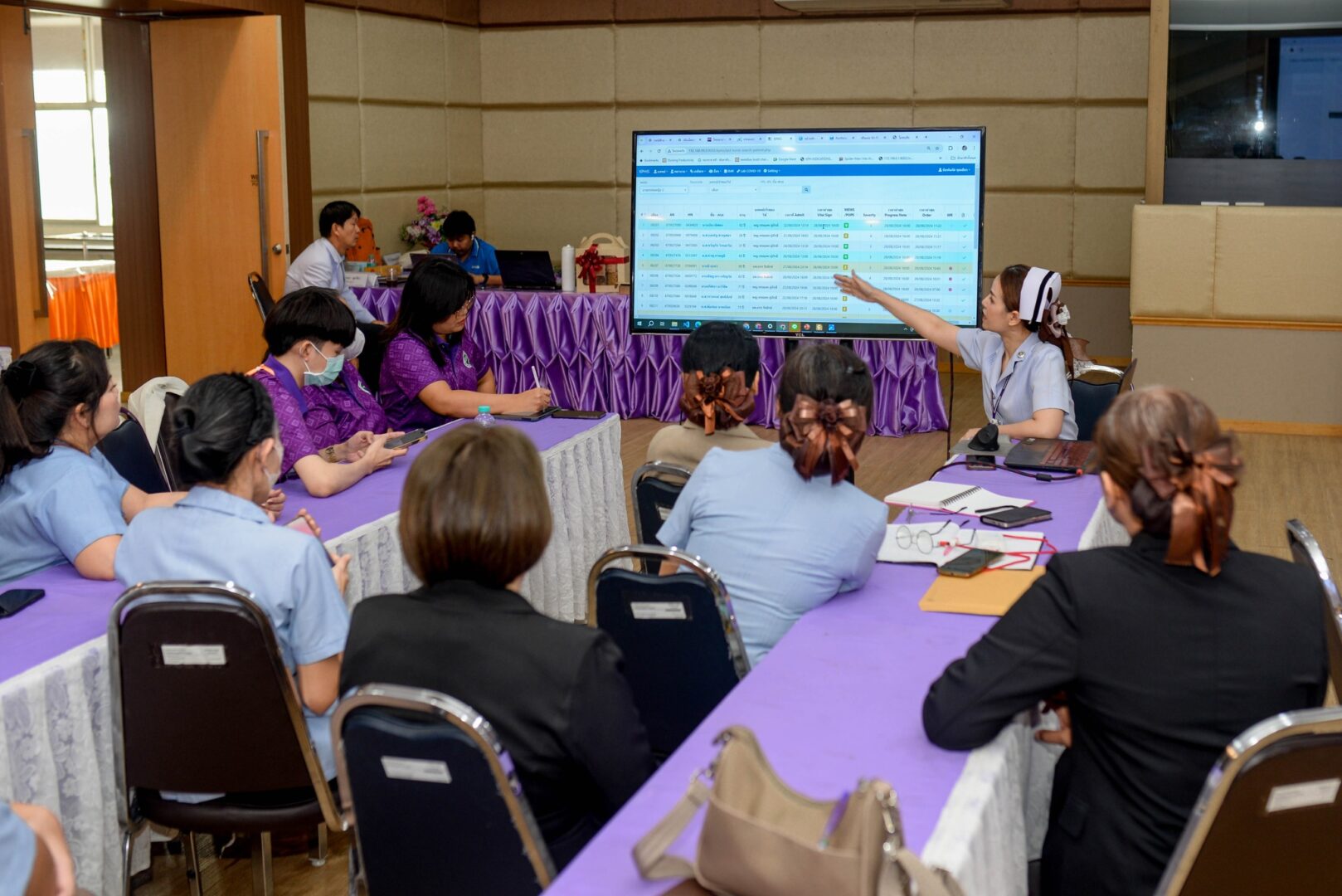 รพ.ตสม.เข้าศึกษาดูงานระบบ KPHIS และสารสนเทศทางการพยาบาล และฟังบรรยายการ ...