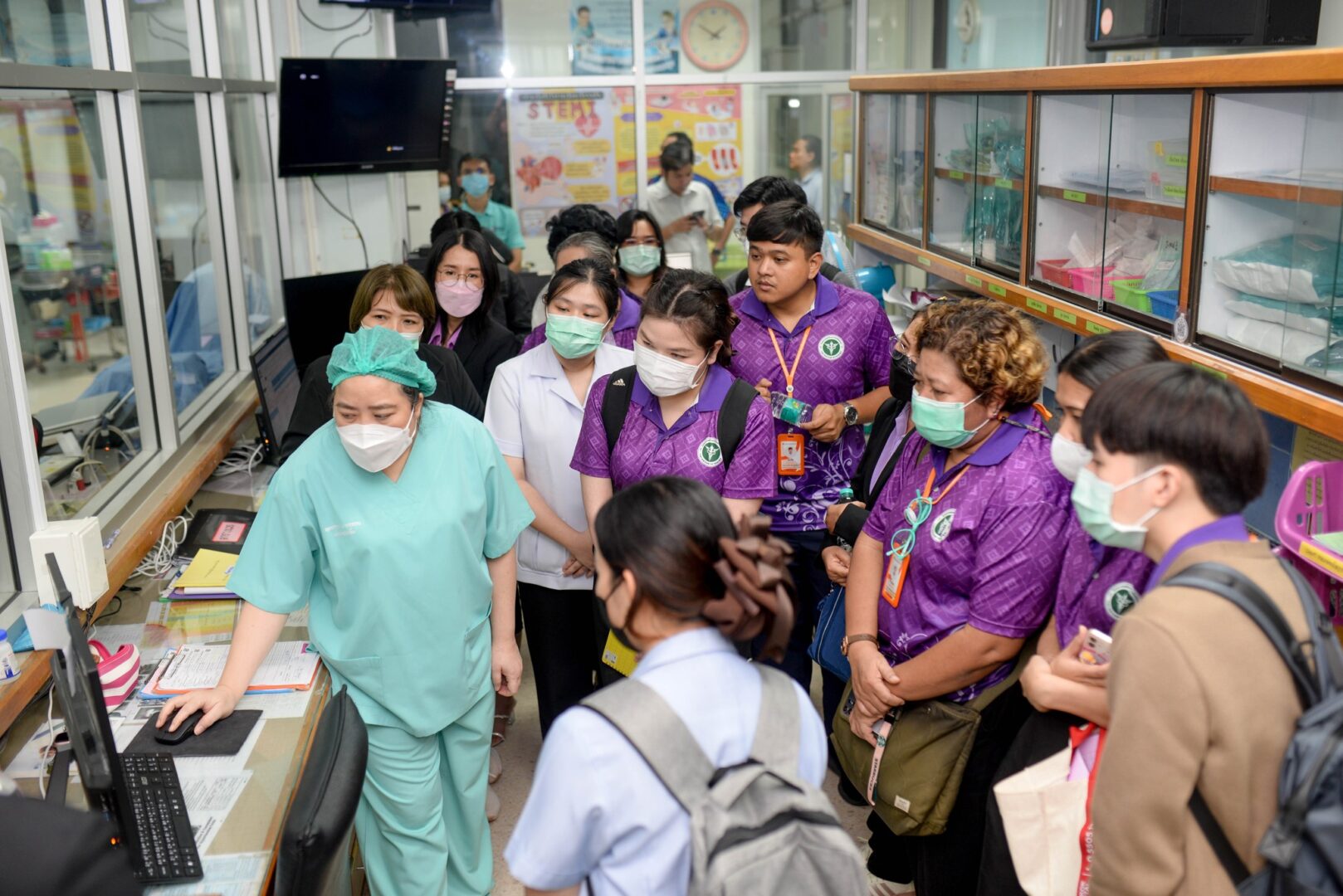 รพ.ตสม.เข้าศึกษาดูงานระบบ KPHIS และสารสนเทศทางการพยาบาล และฟังบรรยายการ ...